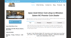 Desktop Screenshot of apexgoldsilvercoin.com